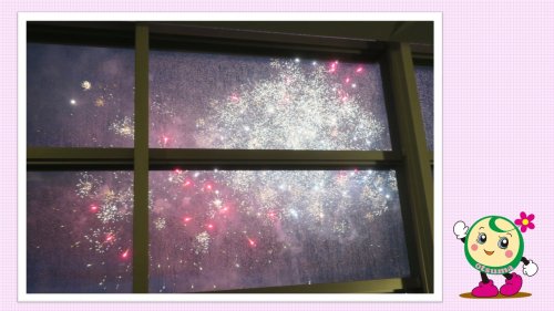 多摩祭　恒例の花火